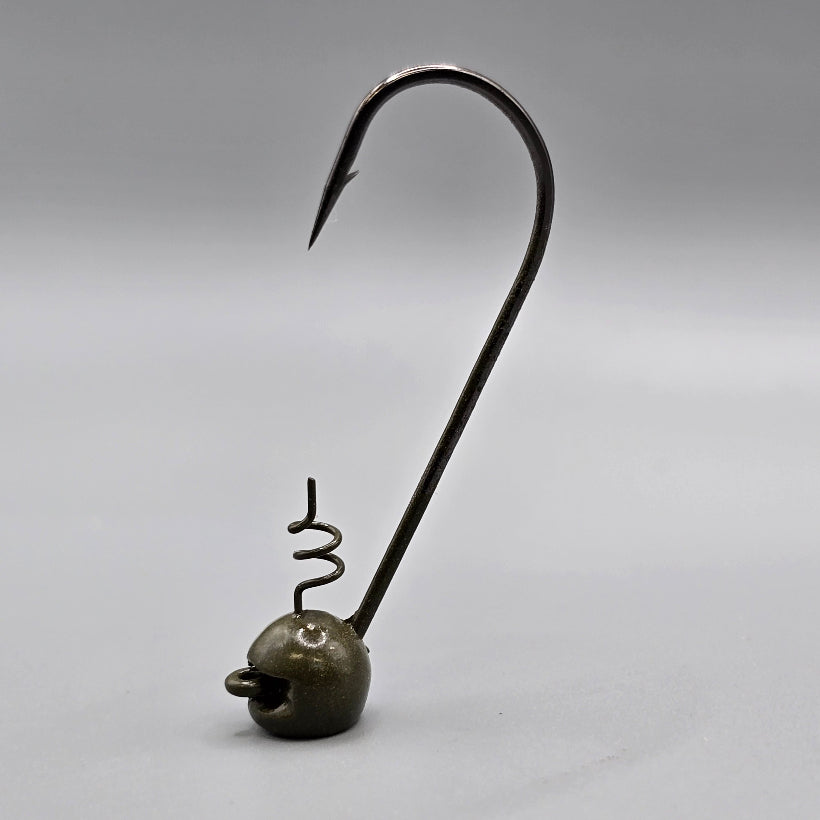 SRS Jigheads - Green Pumpkin