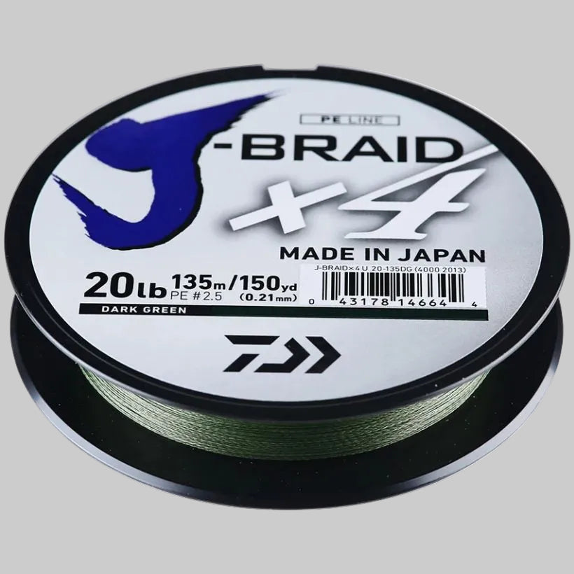 Daiwa J-Braid Line - Dark Green