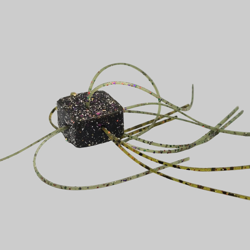 Dice Bait finesse soft plastic rigged weightless for shallow water bass fishing