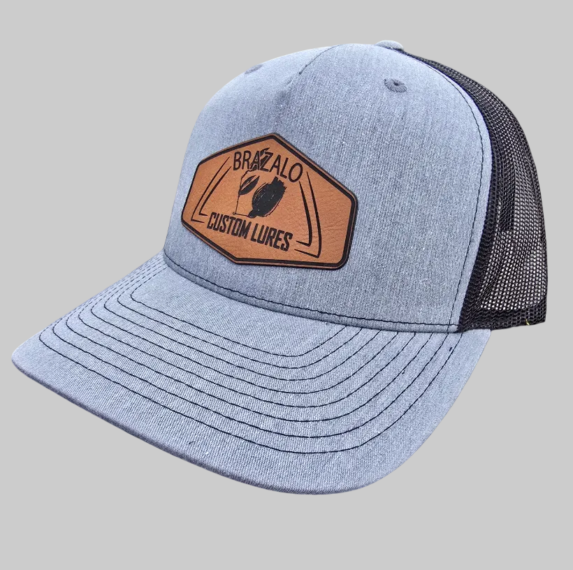 gray and black hat