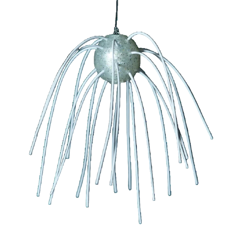 Bait Cave The Nebula dice-style finesse bait with living rubber strands