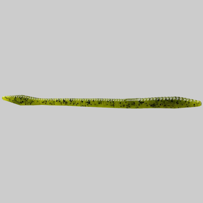 Zoom Trick Worm 6.5 inch floating finesse worm for bass fishing - Watermelon Seed