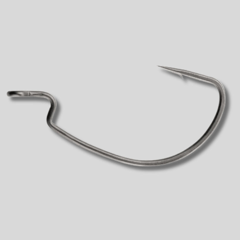 Owner Haymaker EWG worm hook featuring a Super Needle Point, forged construction, and frictionless finish for Texas rig and heavy cover bass fishing.