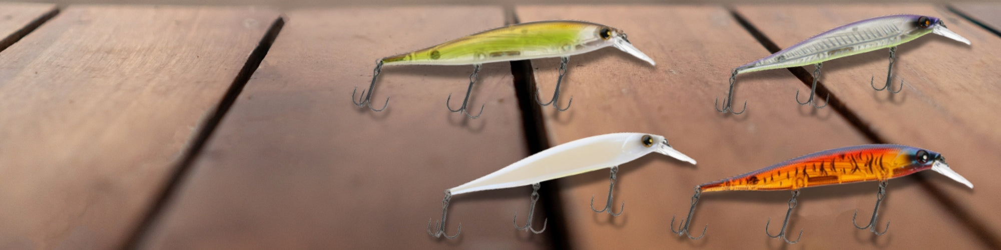 Jerkbaits for bass fishing including suspending and diving hard bait lures