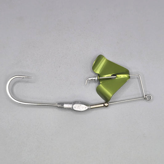 Brazalo Wee-Whacker Buzzbait – Compact Clacking Topwater Buzzbait