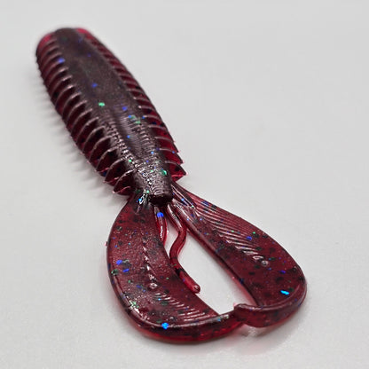 Bojangle Baits Z Daddy Craws - Plum Apple