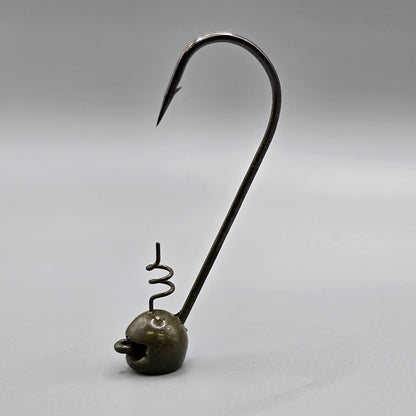 SRS Jigheads - Green Pumpkin