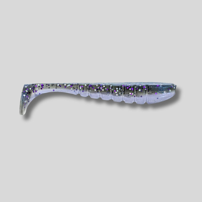 XZone Swammer paddle tail swimbait in 3.5 inch and 4 inch sizes for bass fishing on swimbait heads, underspins, and swim jigs