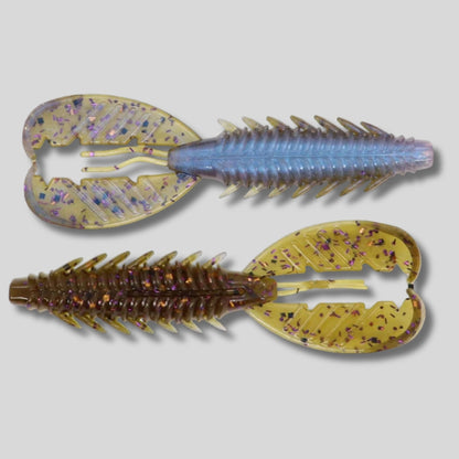 XZone Adrenaline Craw soft plastic crawfish bait available in 3.5 inch and 4.25 inch sizes for bass fishing rigs and trailers
