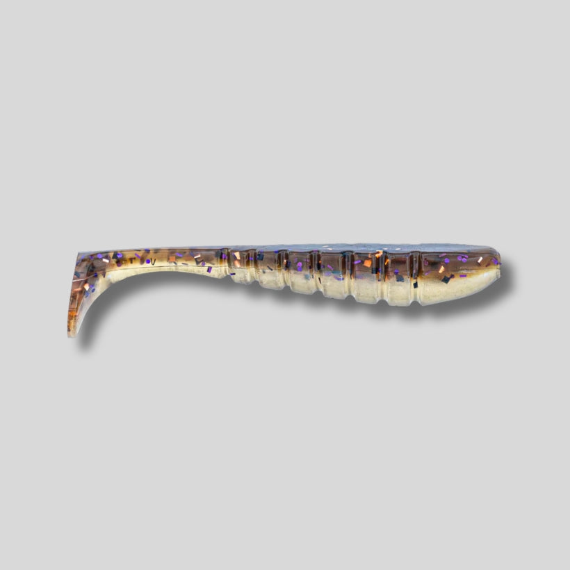 XZone Swammer paddle tail swimbait in 3.5 inch and 4 inch sizes for bass fishing on swimbait heads, underspins, and swim jigs
