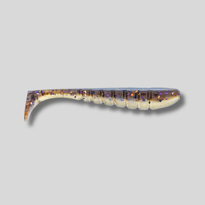 XZone Swammer paddle tail swimbait in 3.5 inch and 4 inch sizes for bass fishing on swimbait heads, underspins, and swim jigs