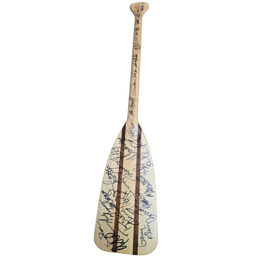 36" Wood Boat Paddle with Bassmaster Elite Signatures - Cast for Recovery