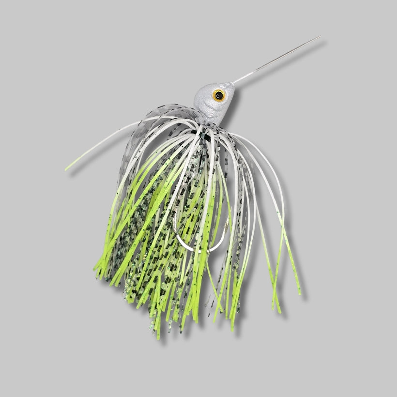 Brazalo 501 blade tandem spinnerbait with Indiana and Oklahoma blades