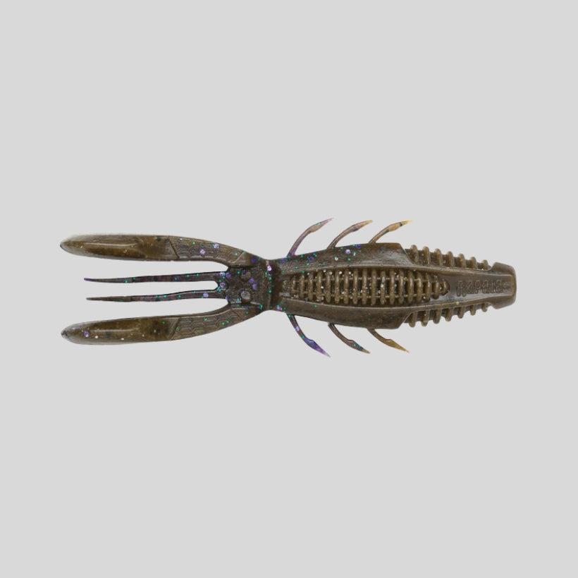 Rapala Crush City Bronco Bug 4 inch creature bait soft plastic bass fishing lure with unique swimming appendages and weedless design
