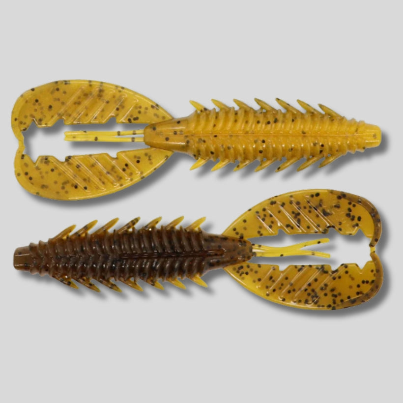 XZone Adrenaline Craw soft plastic crawfish bait available in 3.5 inch and 4.25 inch sizes for bass fishing rigs and trailers