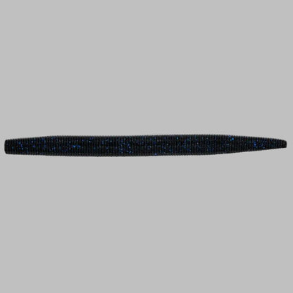 BassMooch Bait Co 5" Solo Worms - Black Blue Flake