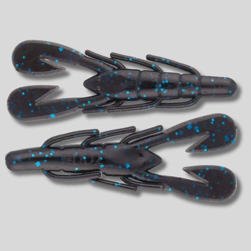 Zoom Ultra-Vibe Speed Craw 3.5 inch soft plastic craw bait for bass fishing with fast kicking claws and jig trailer action