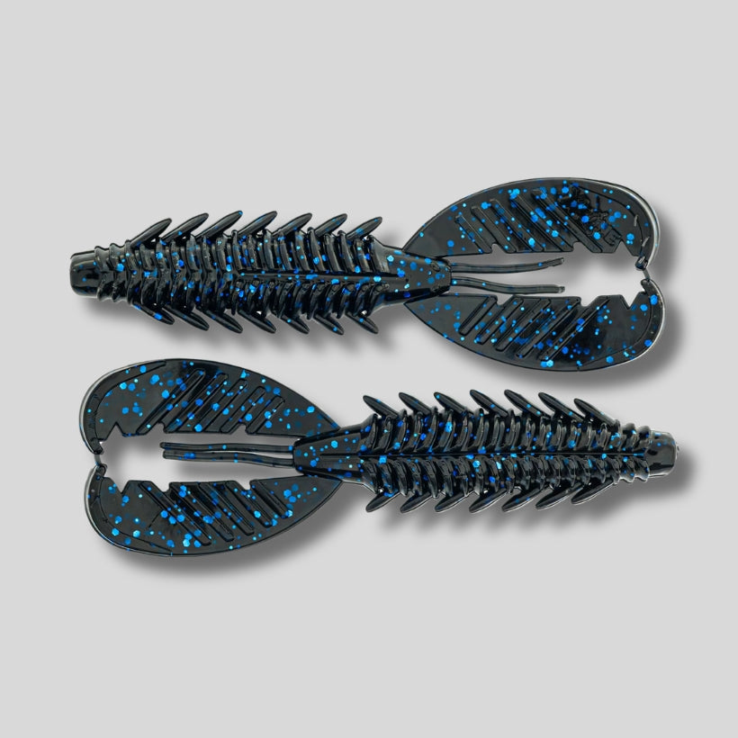 XZone Adrenaline Craw soft plastic crawfish bait available in 3.5 inch and 4.25 inch sizes for bass fishing rigs and trailers