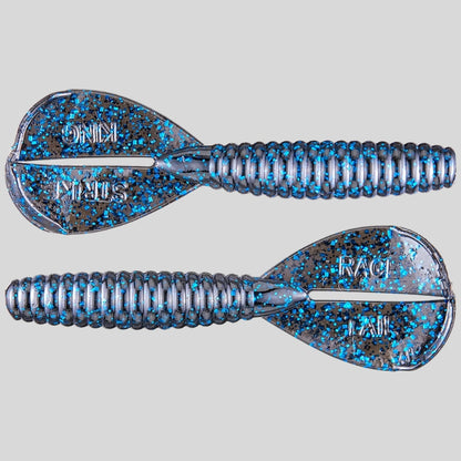 Strike King Rage Twin Tail Menace Grub 3.5 inch soft plastic bass fishing bait with twin tail action for jig trailers and swim jigs