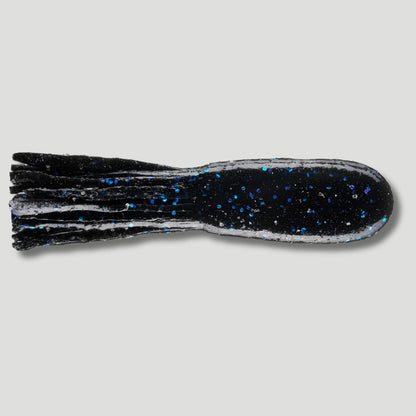Black Blue Flake - Big Bite Baits Flat Tube 4"
