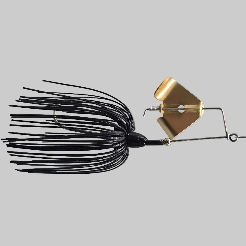 Brazalo Skirted Wee Whacker - Black w/ Gold Blade
