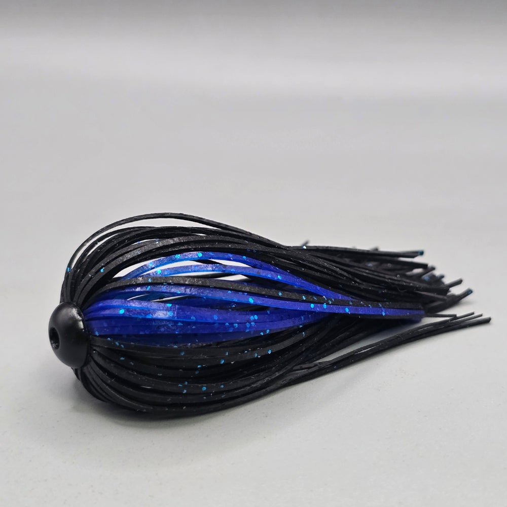 Brazalo Custom Lures 2 pack aluminum hub punch skirts for bass fishing heavy cover rigs