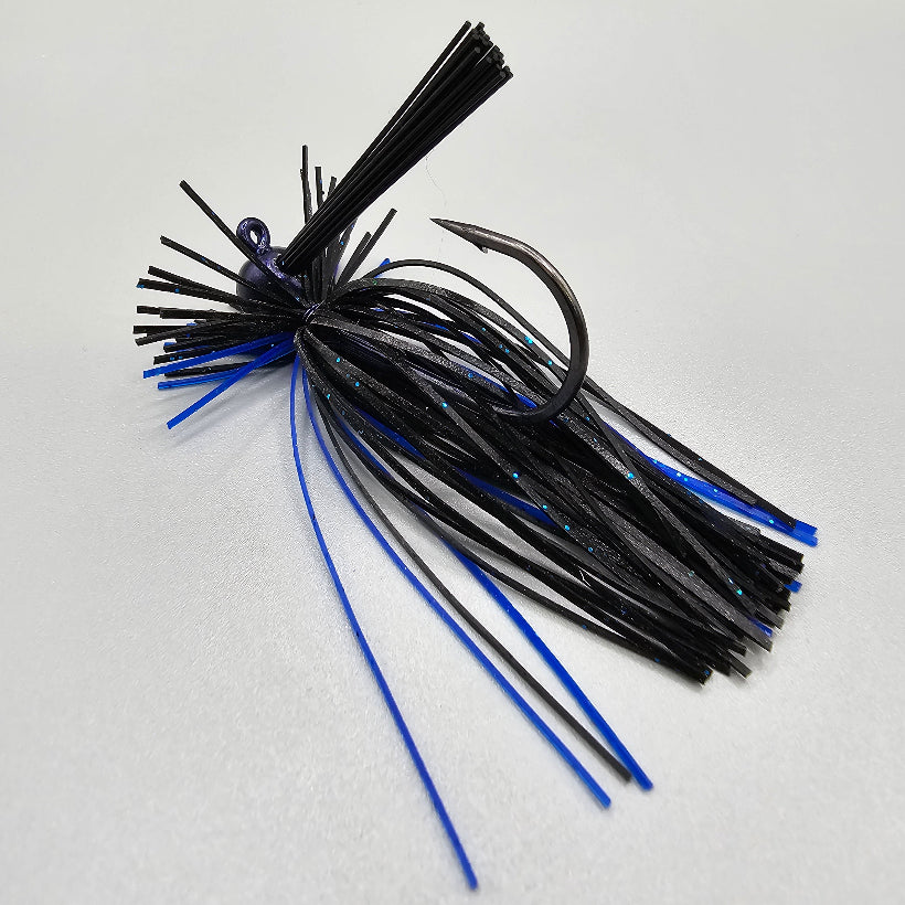 Brazalo Custom Lures Power Finesse Jigs - Black n Blue