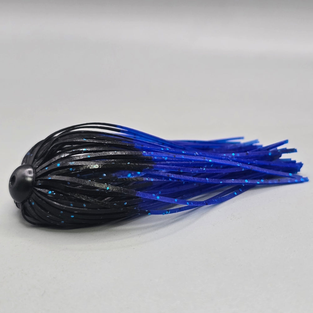 Brazalo Custom Lures 2 pack aluminum hub punch skirts for bass fishing heavy cover rigs