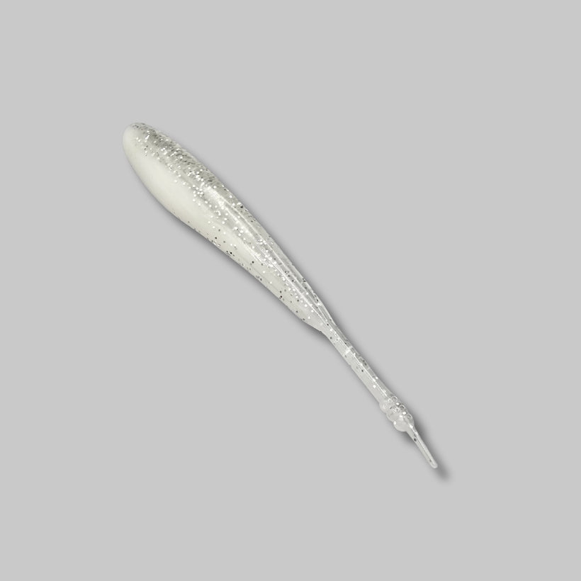 Hog Farmer Stroll Shad straight-tail minnow soft plastic for forward-facing sonar and finesse bass fishing