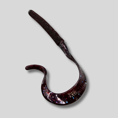 Jawtec Sultan 10 inch ribbon tail worm soft plastic bass fishing lure closeout at Brazalo Lures