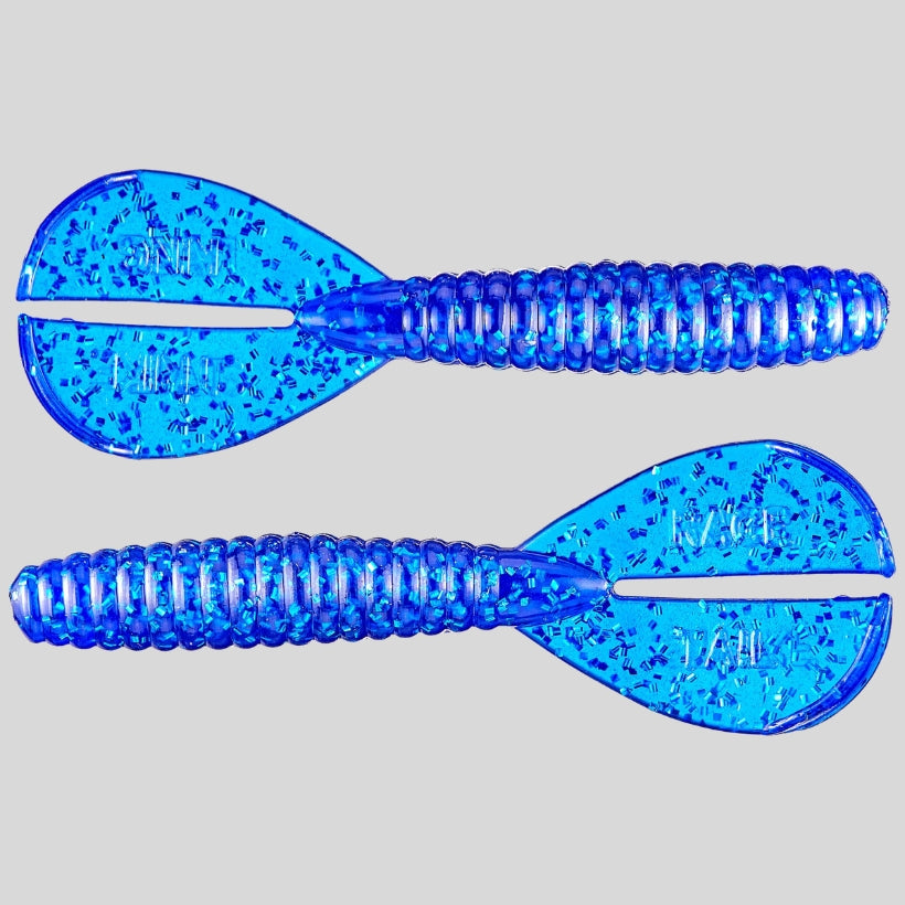 Strike King Rage Twin Tail Menace Grub 3.5 inch soft plastic bass fishing bait with twin tail action for jig trailers and swim jigs