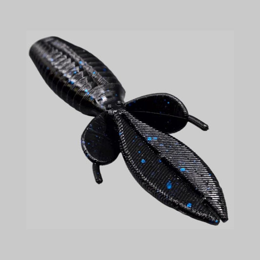 Bojangle Baits 4.2 Willy Creature Baits - Black n Blue