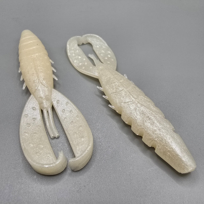 Black Label CP Craw 3.75 inch soft plastic craw trailer with twin swimming tails