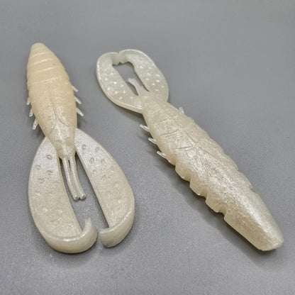 Black Label CP Craw 3.75 inch soft plastic craw trailer with twin swimming tails