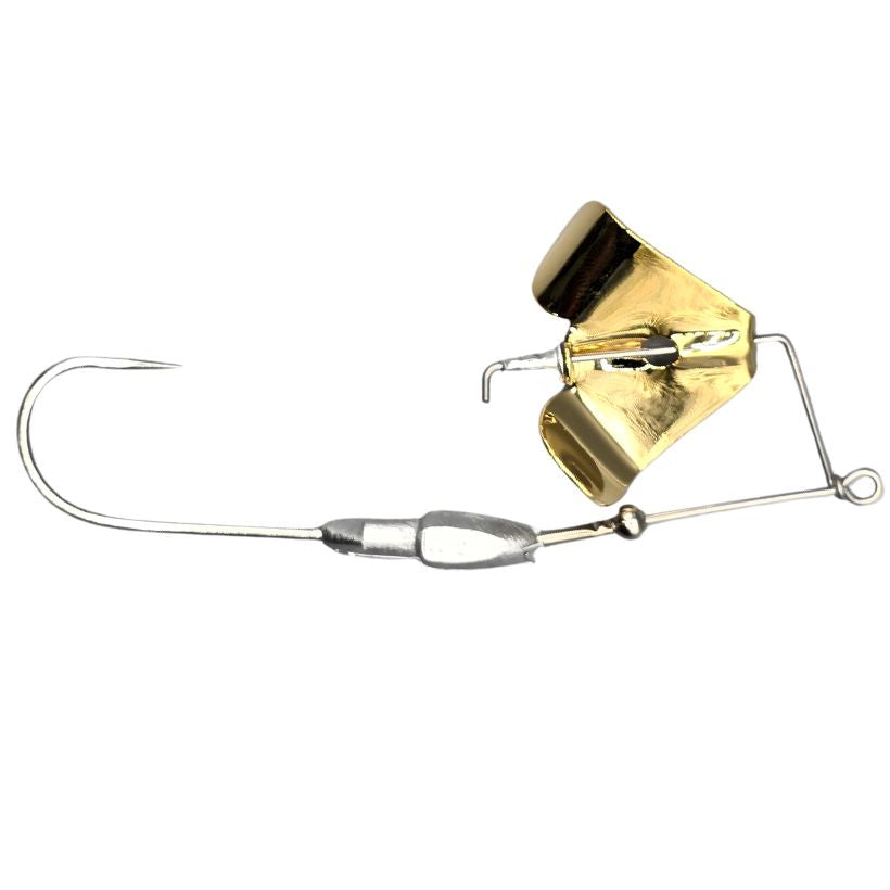 Brazalo Custom Lures - Wee-Whacker buzzbait - Gold