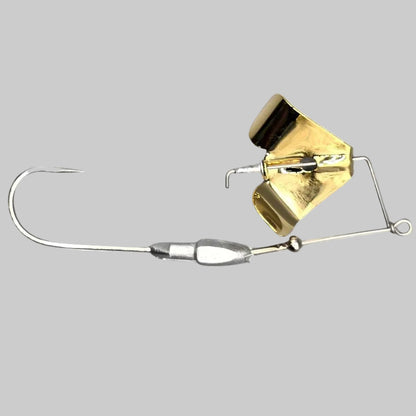 Brazalo Custom Lures - Wee-Whacker buzzbait - Gold