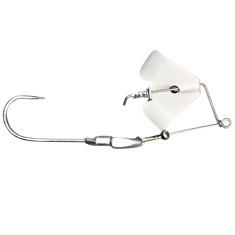 Brazalo Custom Lures - Wee-Whacker buzzbait - White