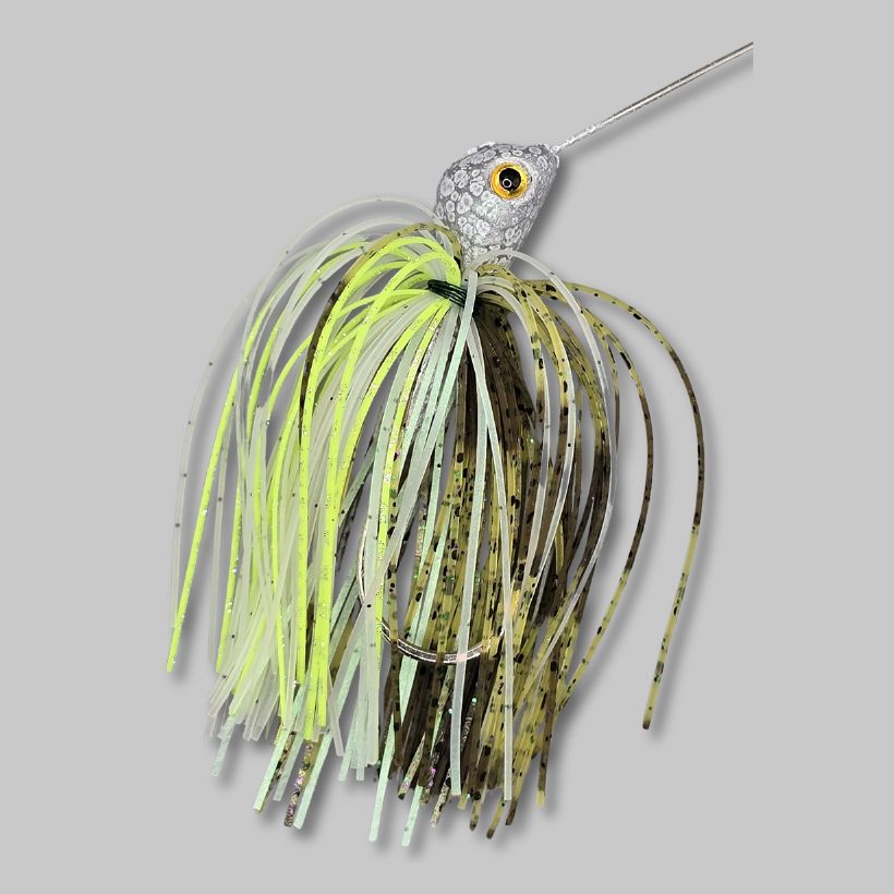 Brazalo Custom Lures 501Blade Double Willow Spinnerbaits - Green Shad