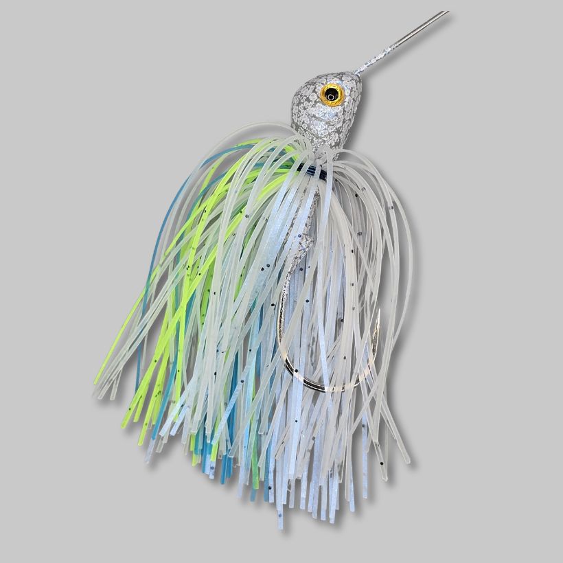 Brazalo Custom Lures 501 Blade Double Willow Spinnerbaits - Blue Herring