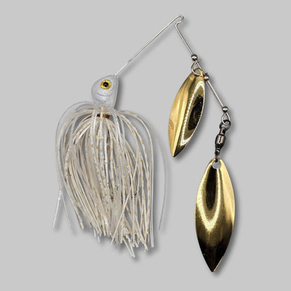 Brazalo Custom Lures Custom 501 Spinnerbait Colors - White Gold