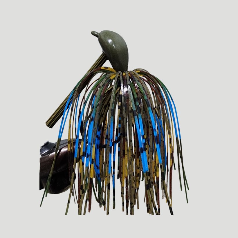 Brazalo Custom Lures Flat Out Jigs - Blue Grass