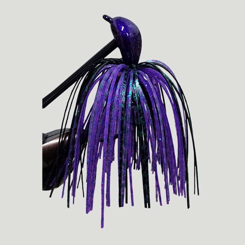 Brazalo Custom Lures Flat Out Jigs - Junebug