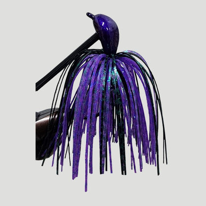 Brazalo Custom Lures Flat Out Jigs - Junebug