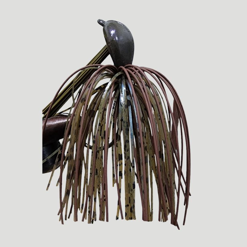 Brazalo Custom Lures Flat Out Jigs - Red Shad