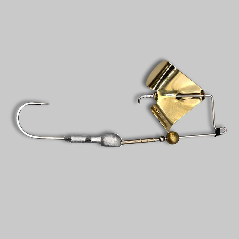 Brazalo Custom Lures M1 Pro Buzzbaits - Gold