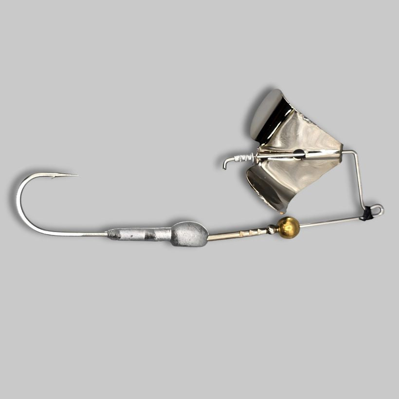 Brazalo Custom Lures M1 Pro Buzzbaits - Silver