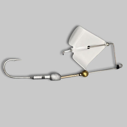 Brazalo Custom Lures M1 Pro Buzzbaits - White