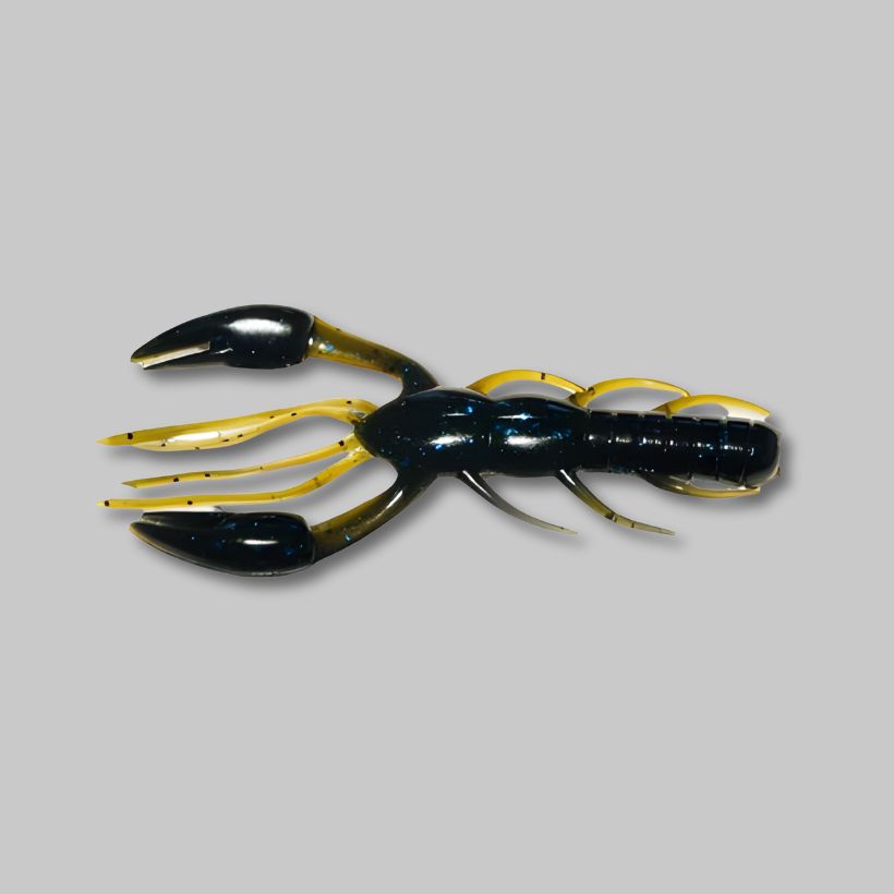 Burtek Tackle Clawzall 4.0 Craws - Black Blue and Green Pumpkin