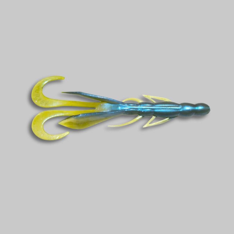 Burtek Tackle Dirty Hawg Creature Baits - Moon Beam