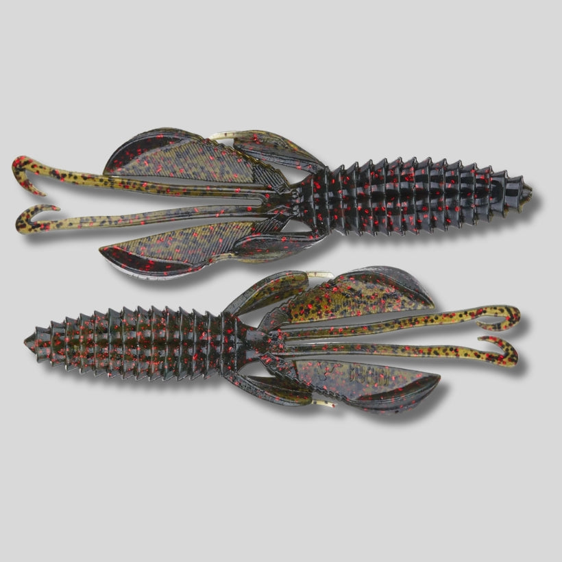 Reaction Innovations Kinky Beaver 5 inch soft plastic creature bait for flipping pitching and heavy cover bass fishing